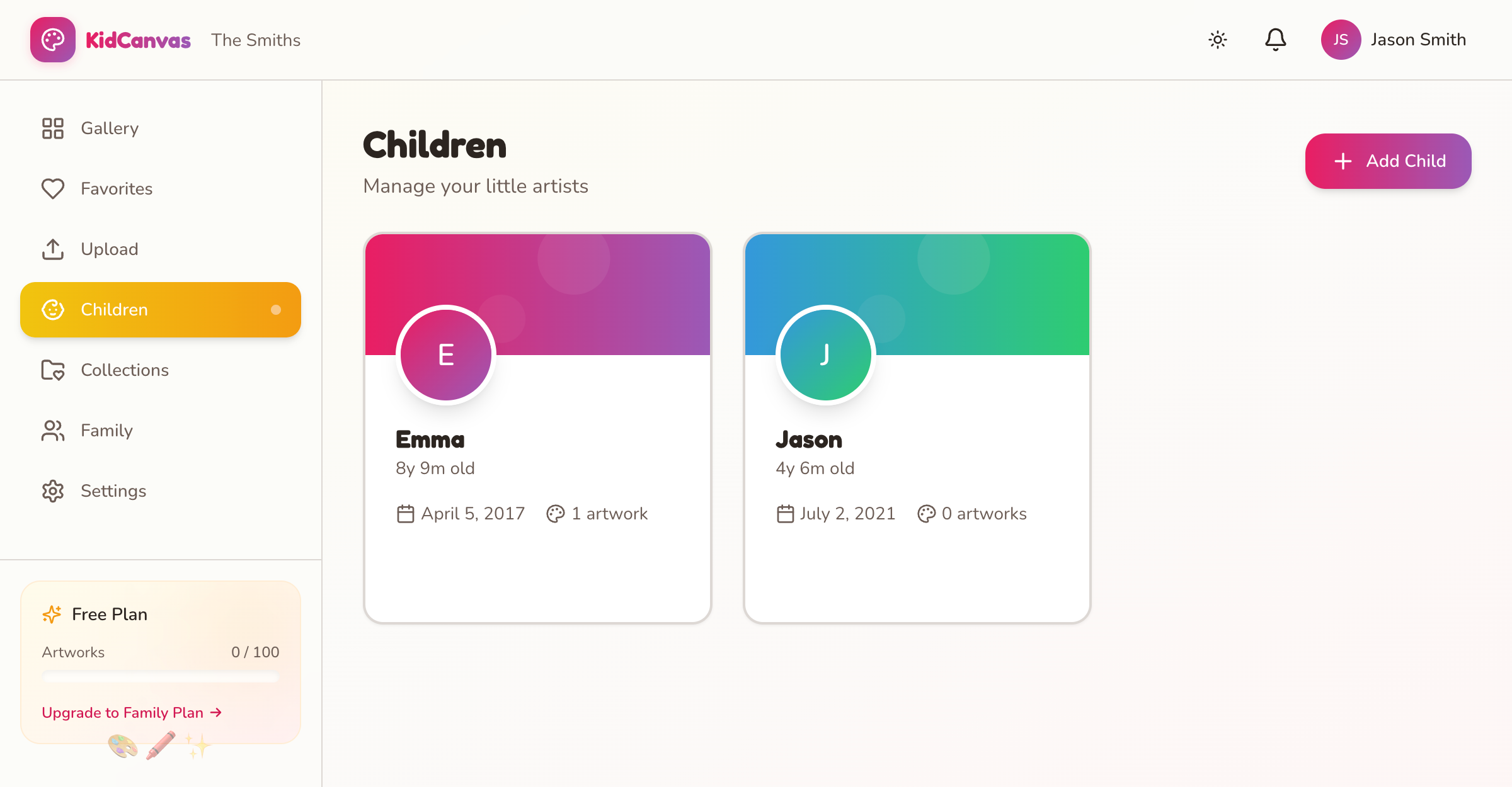 KidCanvas preview