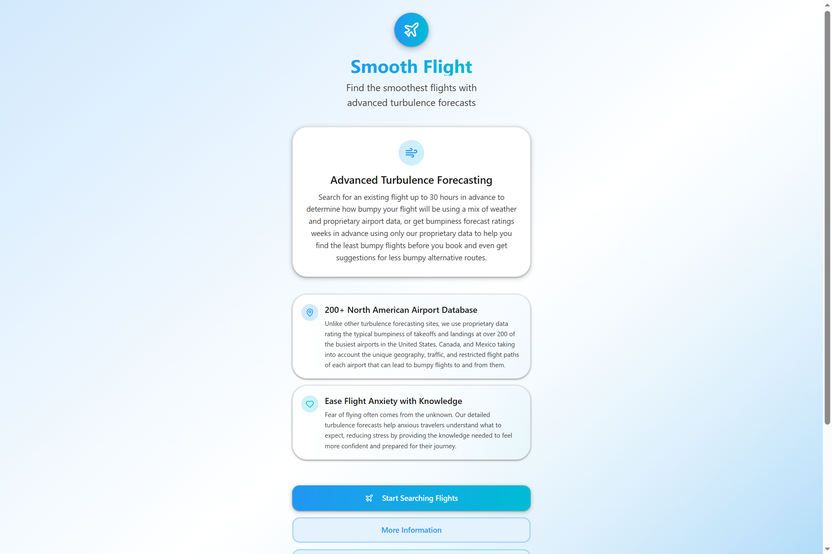 Smooth Flight App preview